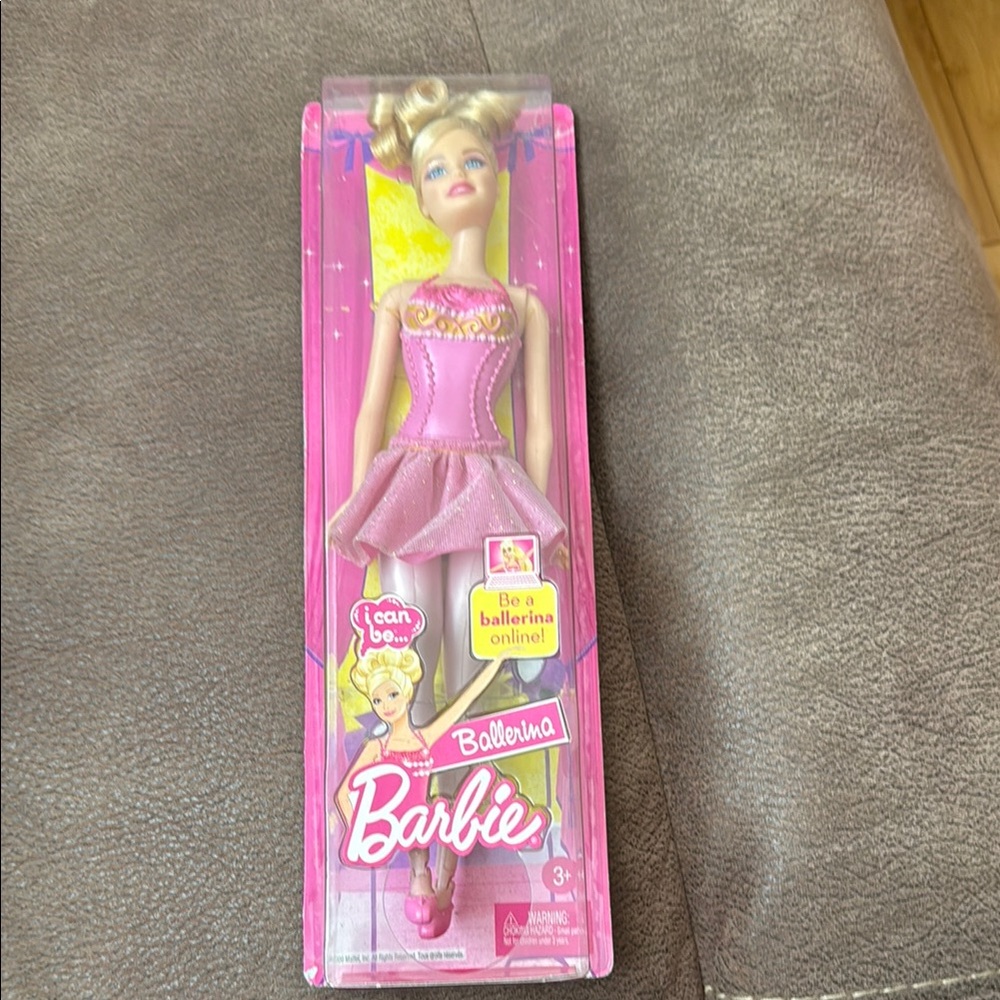Barbie Ballerina Doll in Pink Outfit